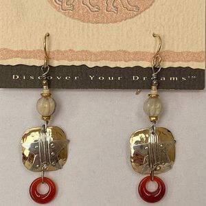 Fawn Dreams by Tabra - Earrings, Vintage 1992. New W/Card